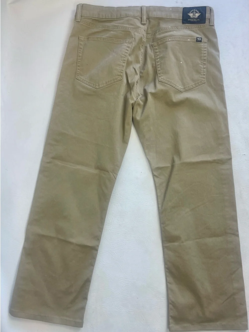 Better title  Dockers Mens Khaki Chino Pants 35x30 Straight Fit Tan Casual Work